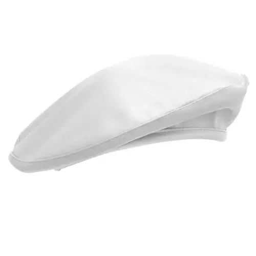Ayollar klassik PU teri Frantsuz beret shlyapasi - 1