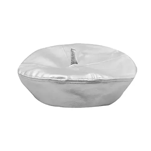 Ayollar klassik PU teri Frantsuz beret shlyapasi Retro Beanie shlyapa Rassom Beret kepi Sozlanishi mumkin bo'lgan rassom qovoq kepi - 3