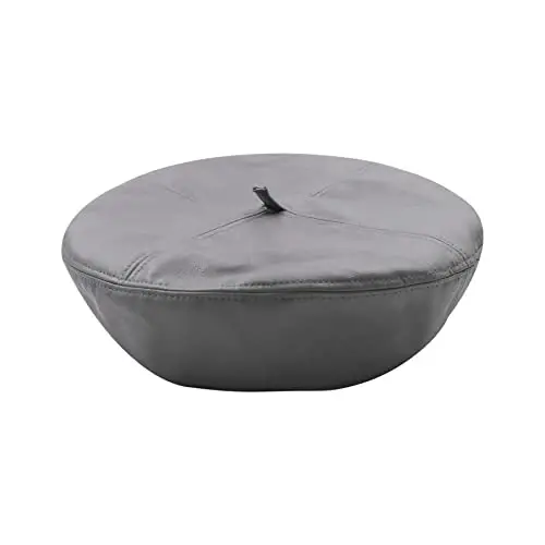 Ayollar klassik PU teri Frantsuz beret shlyapasi Retro Beanie shlyapa Rassom beret kepkasi Sozlanishi mumkin bo'lgan rassom qovoq kepkasi - 3