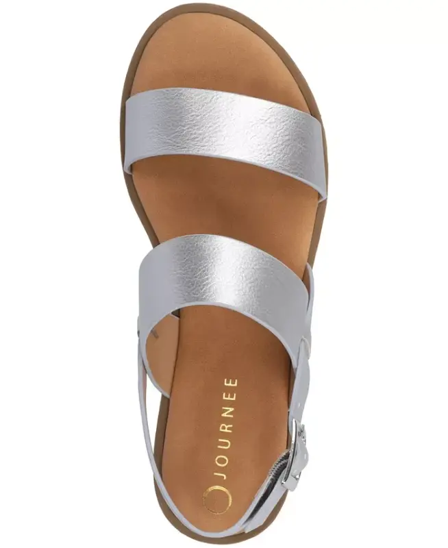 Ayollar Lavine qo'shaloq tasmasi tekis sandal - 4