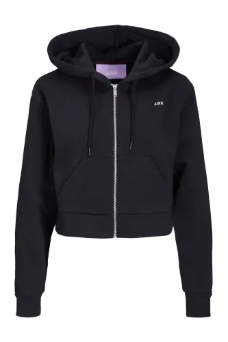 Ayollar logotipli kapüşonli svitşot - Abbie-Black - 7