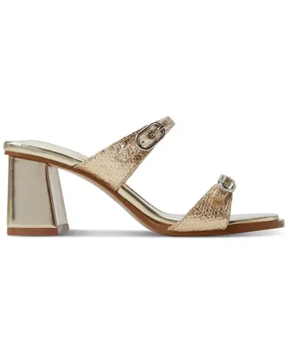 Ayollar Maymay Tokali Ikki Tasmali Kvadrat Poshnali Shlep-Sandal - Oltin Rafiyadan - ALDO (1)