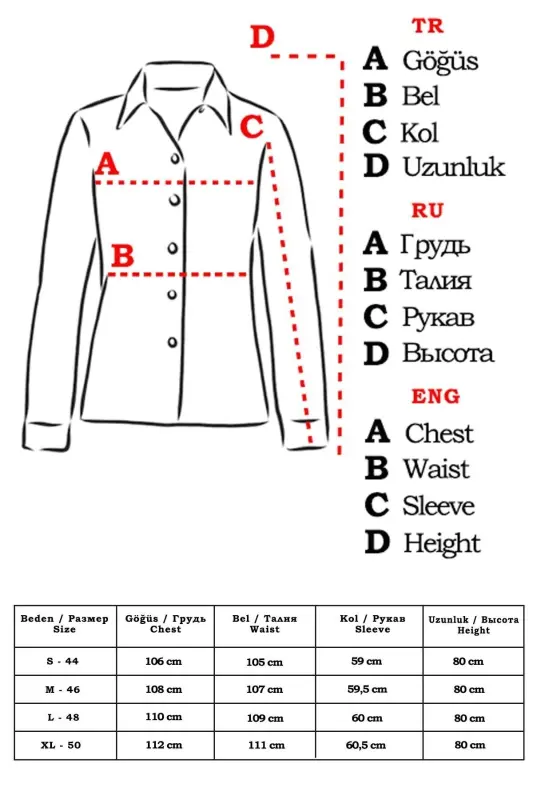 Ayollar Muzmavi Oversize Uzun Asosiy Ko'ylak ARM-22Y001118-Muzmavi - 5