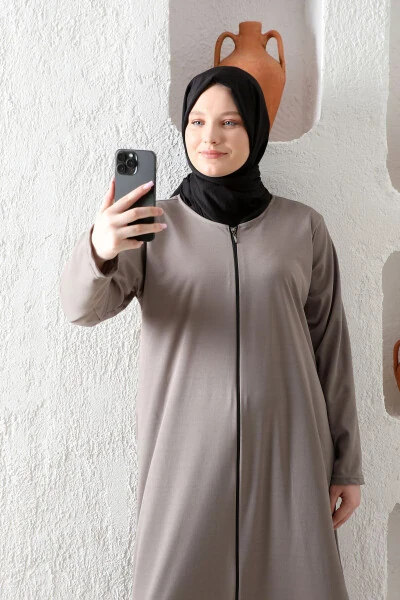 Ayollar namoz libosi Ingichka mavsumiy mato Zippers - 5