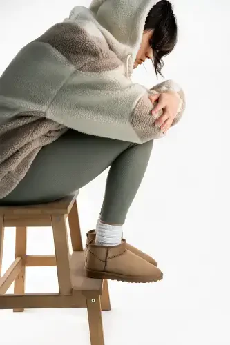 Ayollar norka ultra mini zamsh etik ichida mo'ynali qishki taglik etik va etiklar-Norka - SHUPE (1)