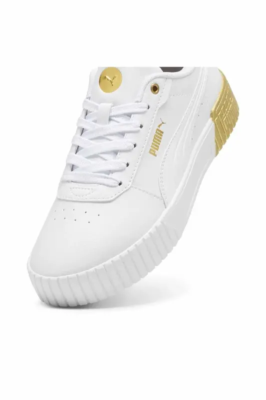 Ayollar oq oltin moda krossovkalari Kundalik sport poyabzali-Whitegold7 - 7