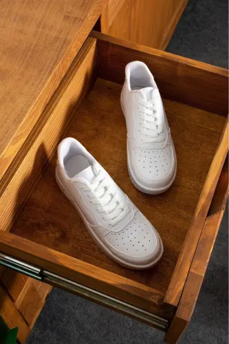 Ayollar oq sport poyafzali-Oq - GALYA SHOES (1)