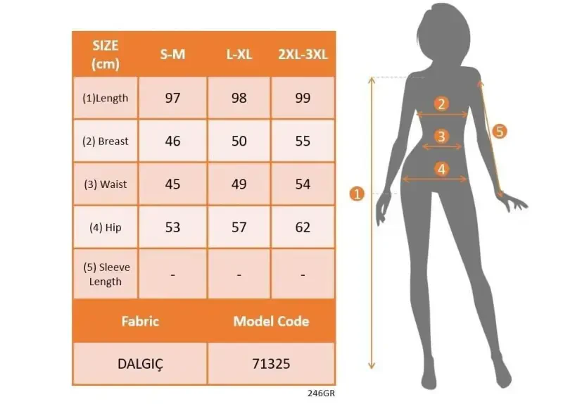 Ayollar Osmali Ko'ylagi Barg naqshli Dalğıç Ko'ylak - 7