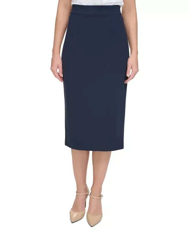 Ayollar Ponte qalamli midi yubka - TOMMY HILFIGER