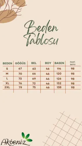 Ayollar qalin kamarli Bodı keng shim 2'li to'plam Oq 4219 - 1