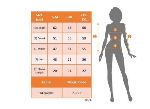 Ayollar Qisqa Yengli Oldi Tugmali V Yoqali Aerobin Bluz - 5