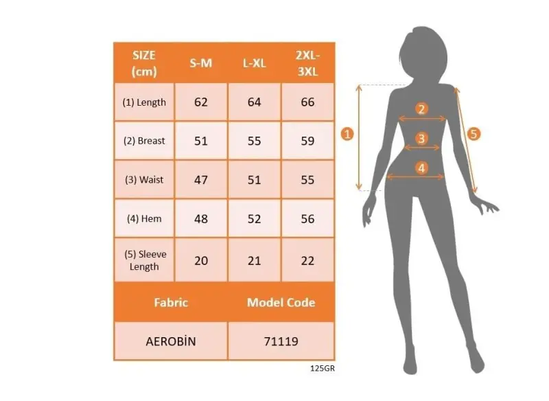 Ayollar Qisqa Yengli Oldi Tugmali V Yoqali Aerobin Bluz - 5