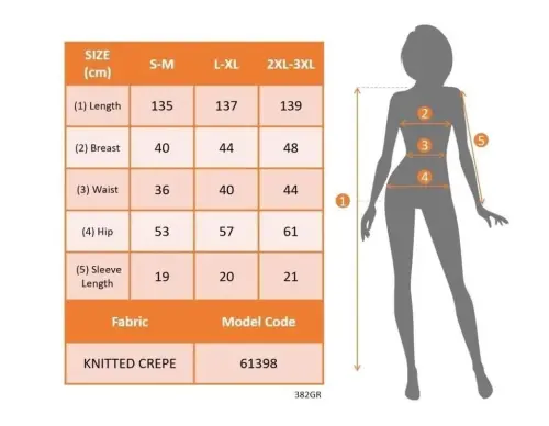 Ayollar qisqa yengli velosiped yoqali nuqtali maksi trikotaj krep ko'ylak - 6