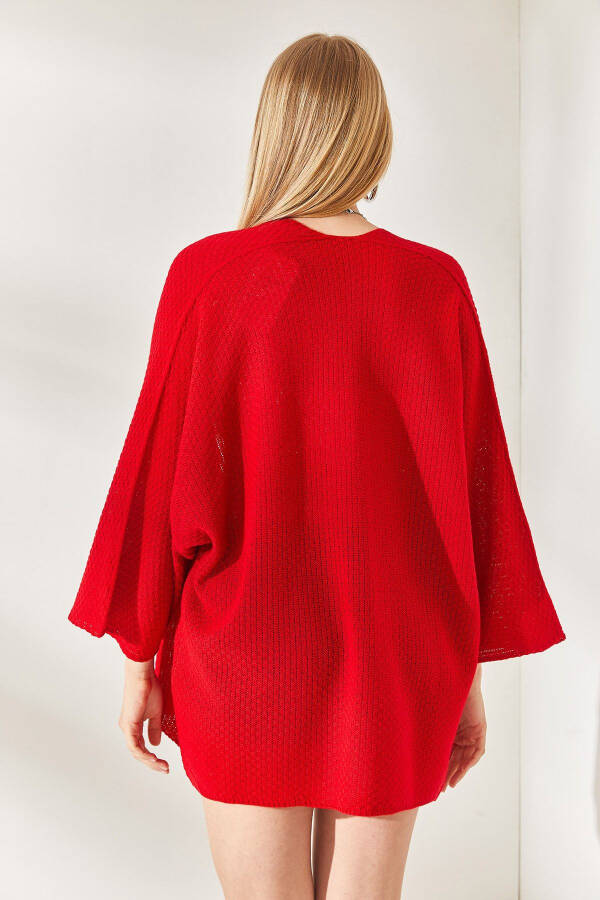 Ayollar Qizil Yarasa Bahorgi Kardigani HRK-19000057 - 6