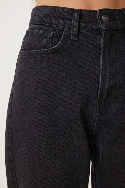 Ayollar Qora O'rta Bel To'g'ri Jinsi UT00024 - 5