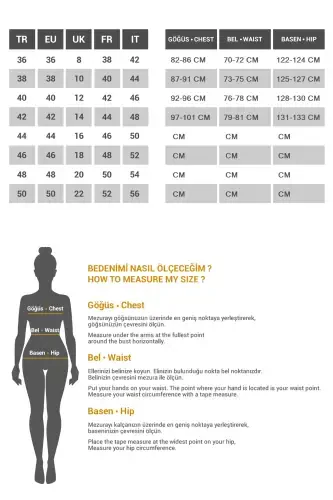 Ayollar Saks Ip Osma Kamarli Saten Uzun Kechki va Bitiruv Libosi - Saks - 6