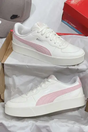 Ayollar Sneakerlari Baland Platformali Sport Oyoq Kiyimlari Ayollar Sneaker Oyoq Kiyimlari 380147-05-2 Bej-BejX6 