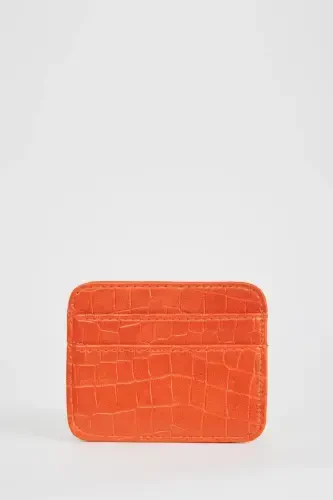 Ayollar sun'iy charm Croco kart egalari W2526azns-Apelsin - 4