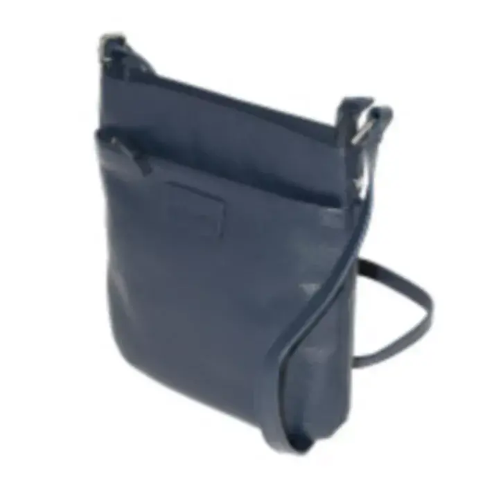Ayollar teri yuqori zanjirli kamarli sumka - To'q ko'k - CLUB ROCHELIER