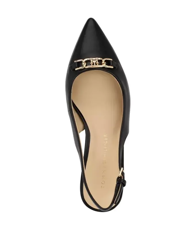 Ayollar Tienna Slingback Uchli Burunli Tuflilar - 4