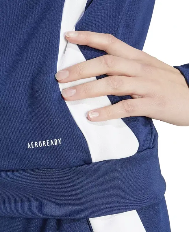 Ayollar Tiro 24 Zip-Up sport kurtkasi - Team to'q ko'k/oq - 5