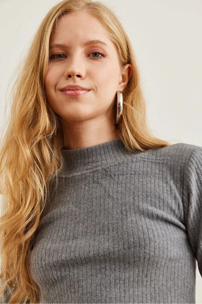 Ayollar tutun rangli belbogʻli shardonli yuqori va pastki toʻplam TKM-19000304 - 6