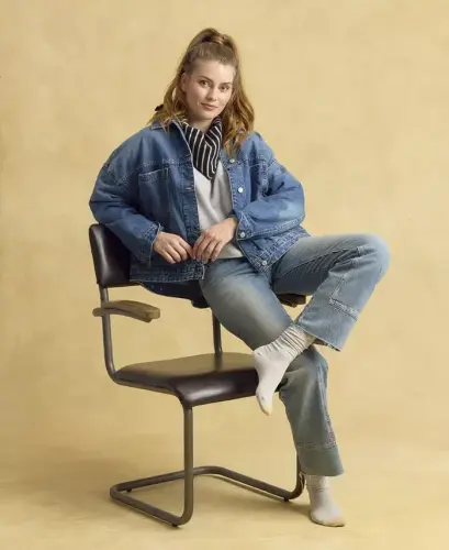 Ayollar uchun 6 juft oddiy zig'irli futbol qo'lchambosi-xaki - 3