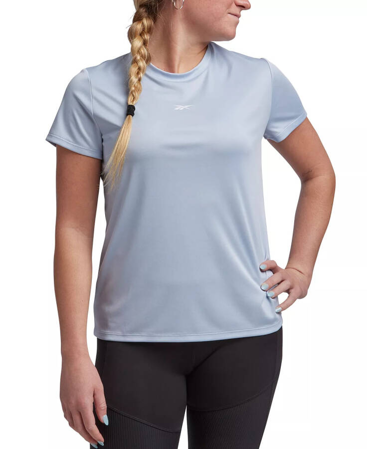 Ayollar uchun Active Identity Performance Logo Tech T-shirt, och ko'k - 1