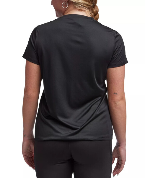 Ayollar uchun Active Identity Performance Logo Tech T-shirt Qora - 2