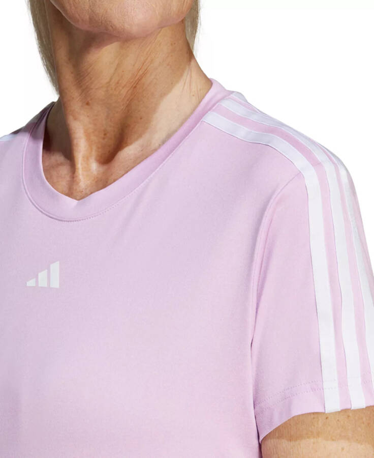 Ayollar uchun Aeroready Train Essentials 3-Stripes futbolkasi Bliss Pink/white - 7