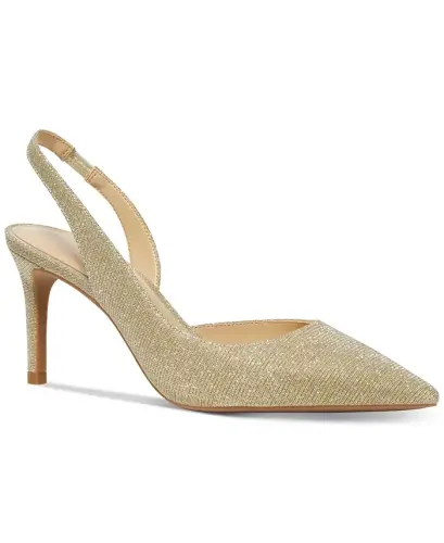 Ayollar uchun Alina Flex Slingback tuflilari - Och tillarang yaltiroq - 1