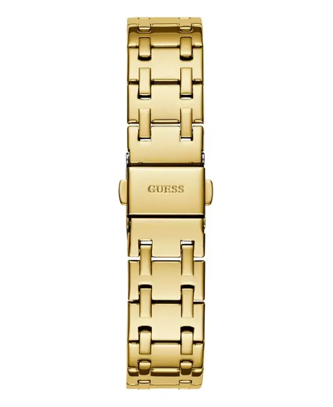 Ayollar uchun analog oltin zanglamaydigan po'lat soat 36mm-Oltin - 4