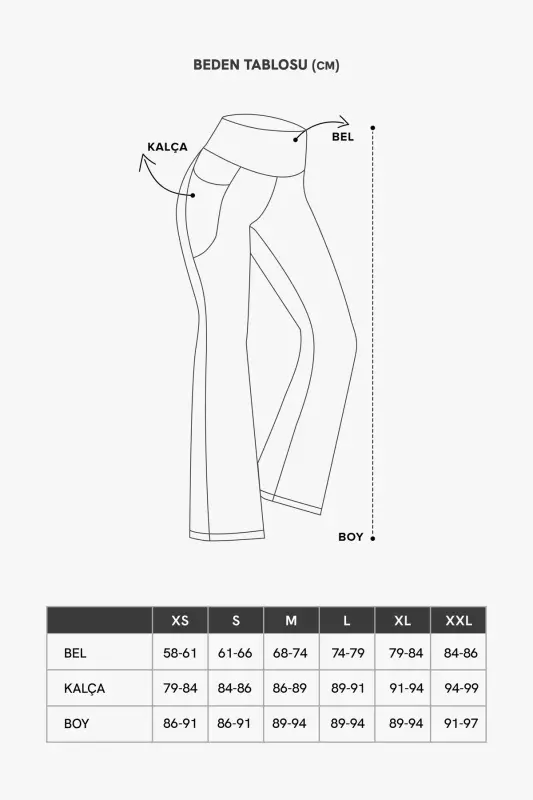 Ayollar uchun bej rangli baland bel shakllantiruvchi ikki cho'ntakli ispan uslubidagi shim bootcut - 7