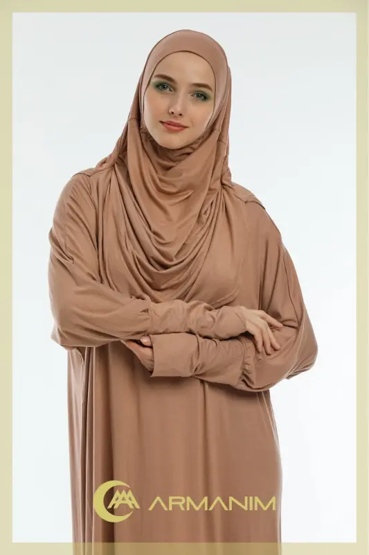 Ayollar uchun bir qismli namoz va umra libosi - VIZON - 1