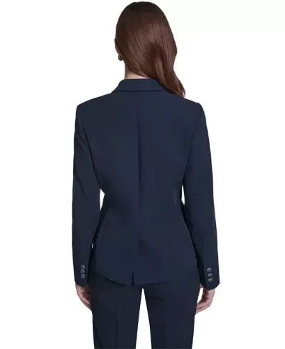 Ayollar uchun bir tugmali Blazer-Midnight - 2
