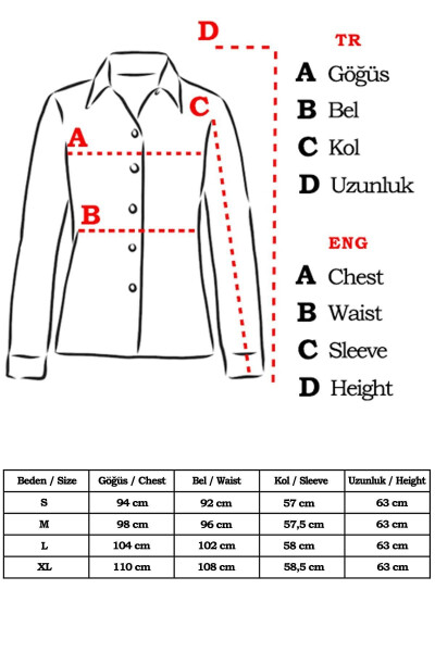 Ayollar uchun Buzmavi uzun yengli oddiy ko'ylak ARM-18Y001176 - 11