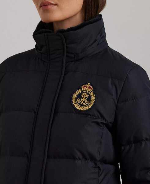 Ayollar uchun Crest Puffer Kapşonlu Palto Dk Navy - 4