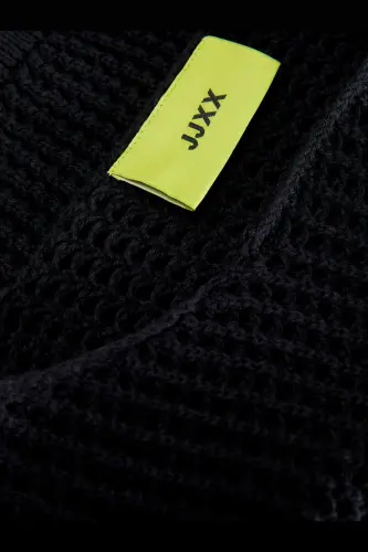 Ayollar uchun Crop to‘qilgan ko‘ylak - Presley-Black - 6