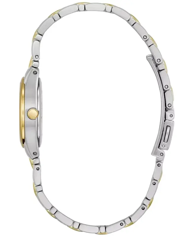 Ayollar uchun Eco-Drive ikki tonli zanglamaydigan po'lat bilaguzukli soat 25mm EW1264-50A - 5