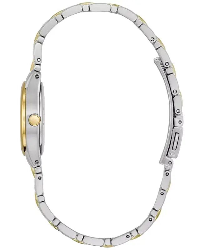 Ayollar uchun Eco-Drive ikki tonli zanglamaydigan po'lat bilaguzukli soat 25mm EW1264-50A - 5