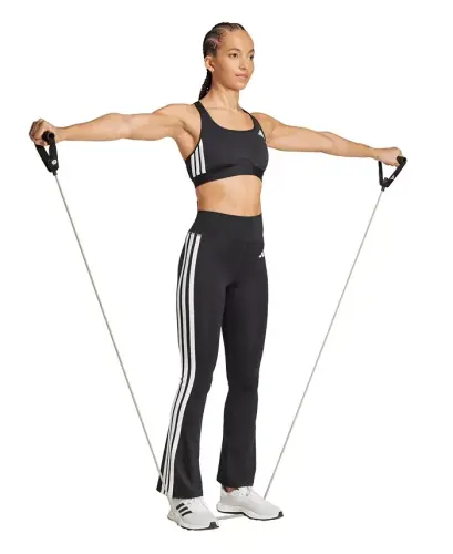 Ayollar uchun Essentials 3-Stripeli paxta aralash leggings - Qora/oq - 3