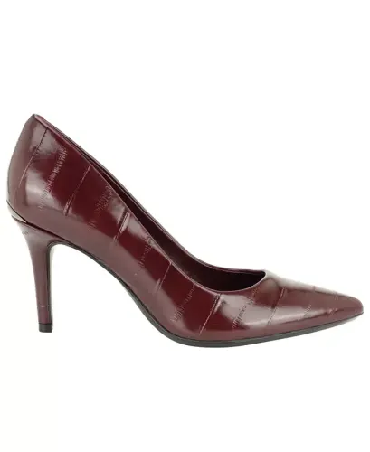 Ayollar uchun Gayle Klassik Uchli Burunli Stiletto Tuflari - To'q Qizil - CALVIN KLEIN (1)