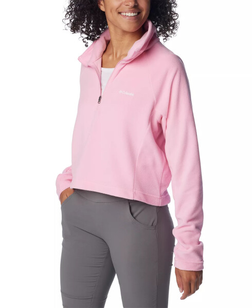 Ayollar uchun Glacial Cropped II sport kiyimlari flyusi 1/2-zipli tepasi Wild Rose - 4