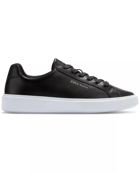 Ayollar uchun Grand Crosscourt Daily Lace-Up Low-Top Krossovkalar Qora, Oq - 2