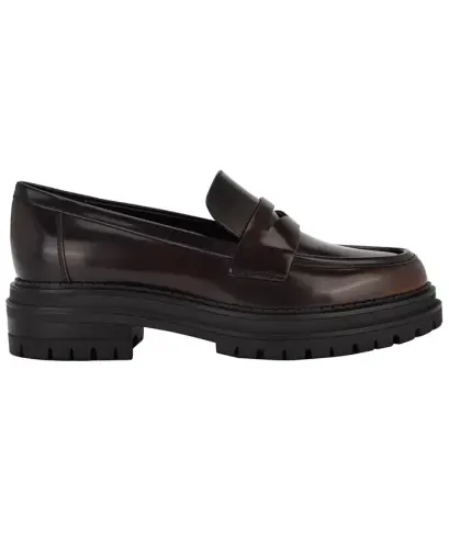 Ayollar uchun Grant Lug Sole Penny Loafers - To'q jigarrang - CALVIN KLEIN (1)