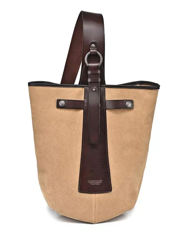 Ayollar uchun haqiqiy charm ромашка Sling Sumkasi-Tan - 2