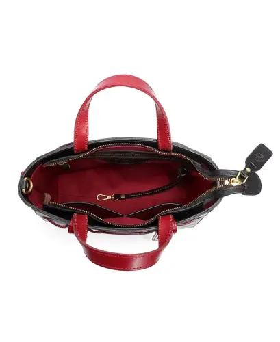 Ayollar uchun haqiqiy charm Westland Minit Tote sumkasi - Qora - OLD TREND (1)