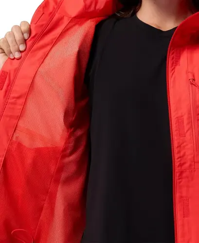 Ayollar uchun Hikebound II kapüşonli suv o'tkazmaydigan kurtka - Poppy Red - 8