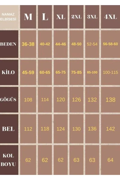 Ayollar uchun ikki qismli namoz koʻylak - KUTAY COLLECTION (1)