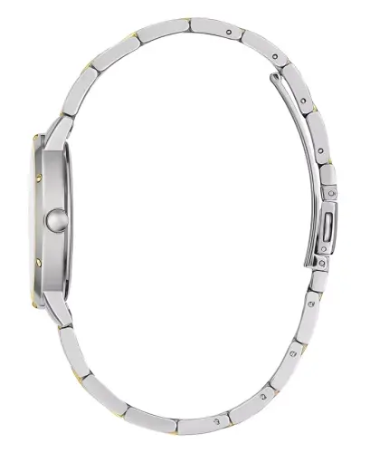 Ayollar uchun ikki tonli zanglamaydigan po'lat bilaguzukli soat, 34 mm-Ikki tonli - GUESS (1)